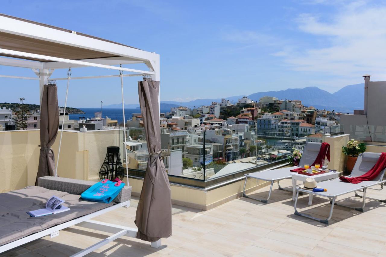 Luxury Lake View Center House Agios Nikolaos Exterior foto