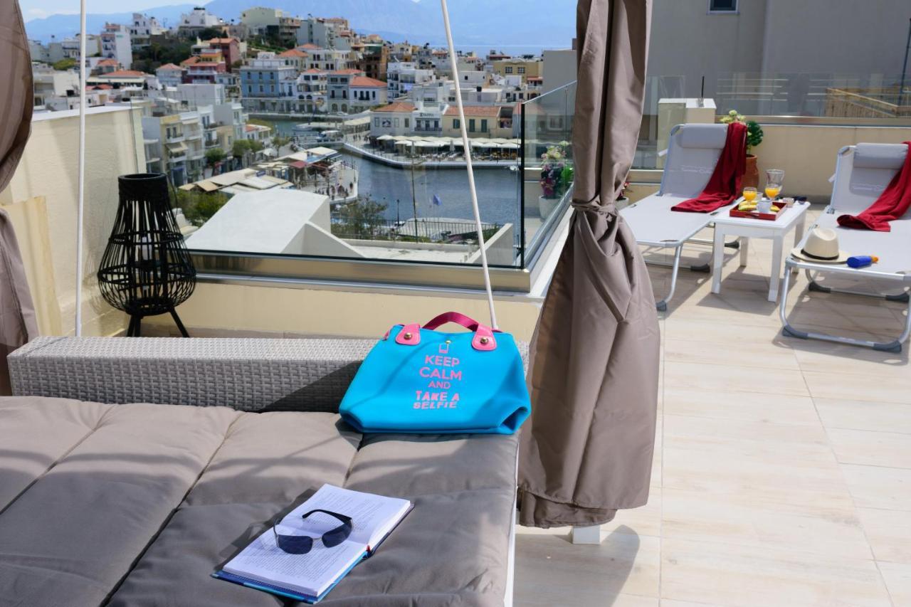 Luxury Lake View Center House Agios Nikolaos Exterior foto