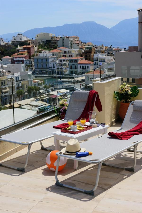 Luxury Lake View Center House Agios Nikolaos Exterior foto