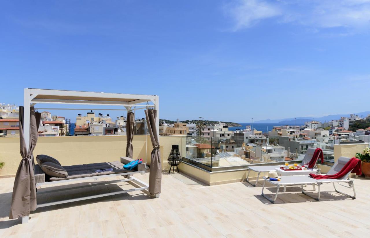 Luxury Lake View Center House Agios Nikolaos Exterior foto